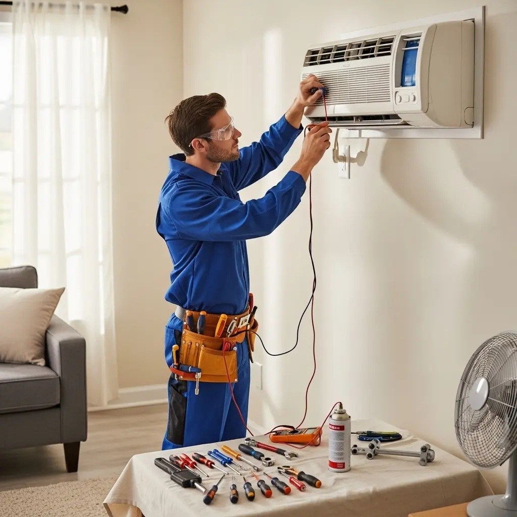 Kalecik Fujitsu Fujitsu klima gaz dolumu ve bakım – Enerji verimliliği artırıldı. - Teknik servis örneği